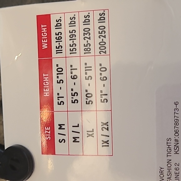 OFF WHITE SIZE XL FASHION TIGHTS FOR LADIES - Picture 3 of 4